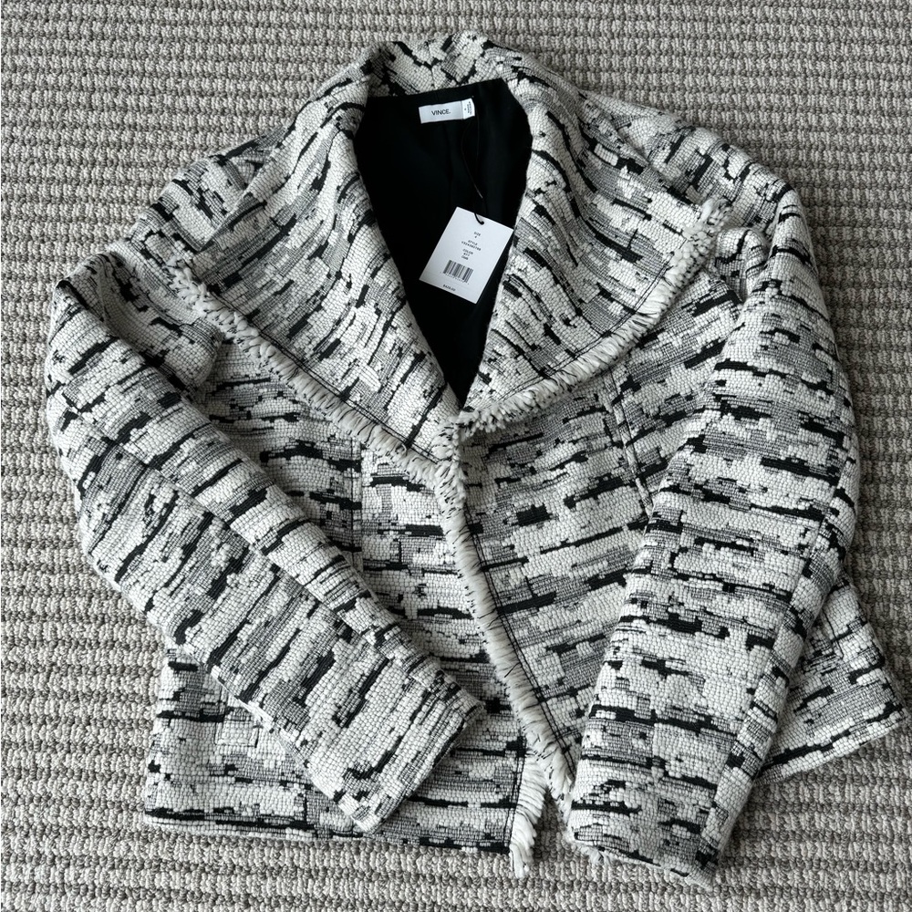 Vince asymmetrical biker style jacket